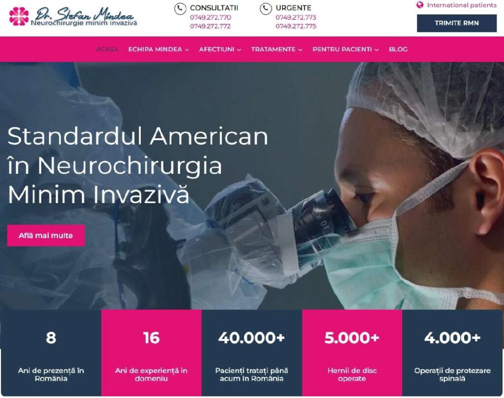 Info on Dr. Stefan Mindea